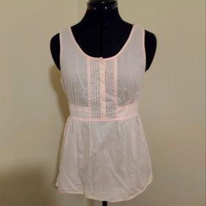 Pale pink j.Crew sleeveless blouse